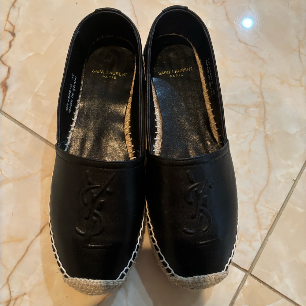 Black espadrilles